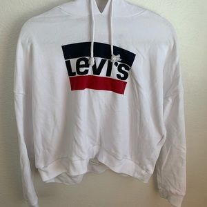 LEVI’S White Hoodie. Size: M